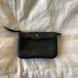 Kate Spade Mini Black Leather Wallet